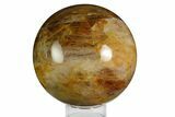 Beautiful, Polished Hematoid Quartz Sphere #182930-2